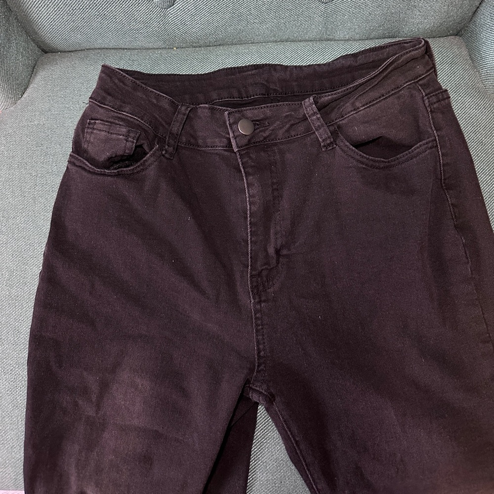 Black stretch jeans